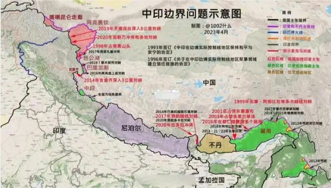 中国印度最新动态，力量变化与自信成就感的交织